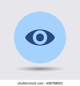 Eye vector. View icon