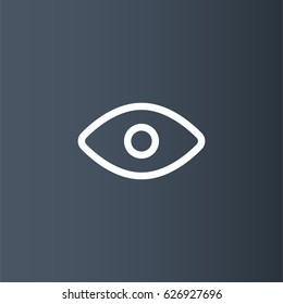 Eye vector. View icon