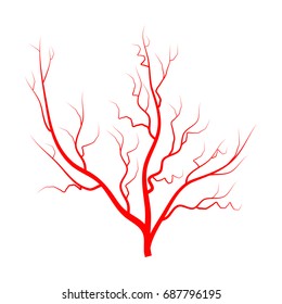 eye vein vector symbol icon design. Beautiful illustration isolated on white background