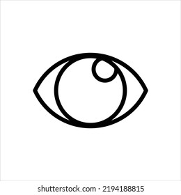 Icono de vista de ojos ilustración vectorial