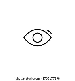 eye view icon vector illustration