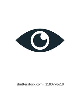 eye view icon vector logo template