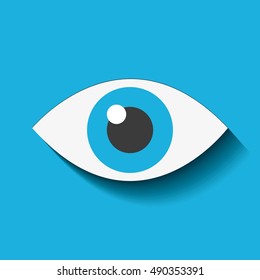 eye view security icon vector illustration design