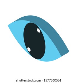 eye view security isolated icon vector illustration design