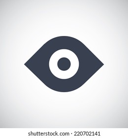 Eye View Show pictogram. Simple flat metro style. Vector icon illustration save for esp10