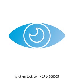 eye view silhouette style icon vector illustration design