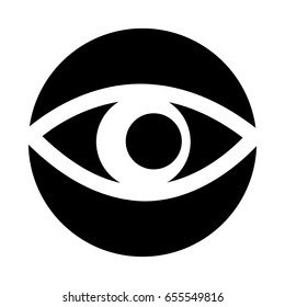 eye view symbol icon