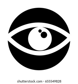 eye view symbol icon