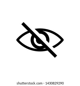 Eye view symbol vector icon illustration