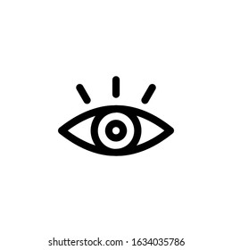 Eye, View, Vision Icon. Business Icon Set Vector Logo Symbol.
