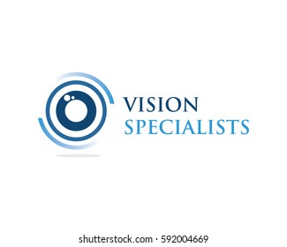 Eye, vision, clinic  care logo illustration