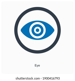 Concepto de ícono de visión