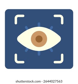 Icono de ojo para la visión para la ilustración