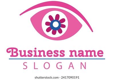 Eye vision icon. Vector illustration. Symbol of vision, search, optics.