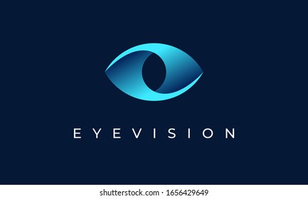 Eye Vision Logo Design Icon Symbol