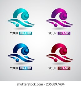 Design-Symbol des Eye-Vision-Logos Symbol für Firmenlogo- und Branding-Zwecke