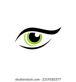 Eye Vision Logo Design Icon Symbol. Creative Eye Concept Logo Design Template