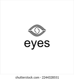 Vector de diseño del logotipo de Eye Vision