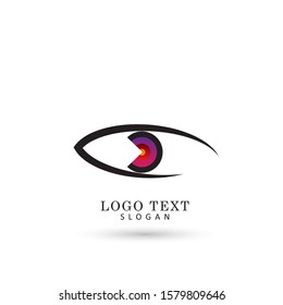 Eye & Vision Logo. Symbol & Icon Vector Template.