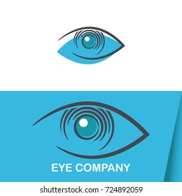 Eye vision logo template