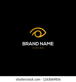 Eye Vision Outline Creative Abstract Business Modern Logo
