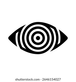 eye, vision, technology logo template