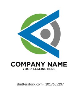 Eye Vision Or V Eye Logo