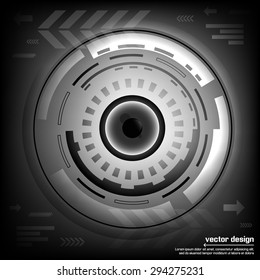 Eye vision vector design