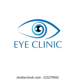Eye vision vector design template
