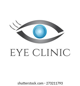 Eye vision vector design template