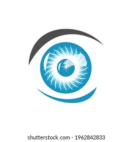 eye Vision vector logo design vector