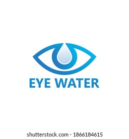 Diseño del logotipo de agua ocular