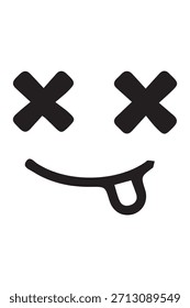 A Eye X Suitable For Design Logo and Poster
