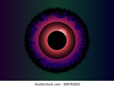eyeball abstract background 