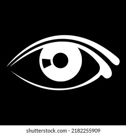 Eyeball Closeup Part Pupil Sight Eye Vision Human Body Vector