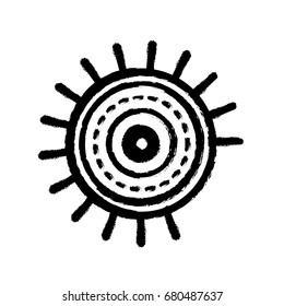 eyeball connection in the digital interface and cyberspace