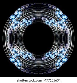 eyeball future technology, black cyber security concept background