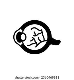 Icono de ébola en vector. Ilustración