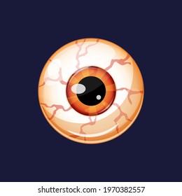 eyeball Illustration vector isolated. eyeball vector image.