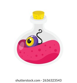 Eyeball Potion Vector style icon. Eps 10 file