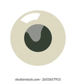 Eyeball, alumno. Icono del ojo. Ilustración vectorial aislada sobre fondo blanco.