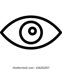 Eyeball Vector Icon