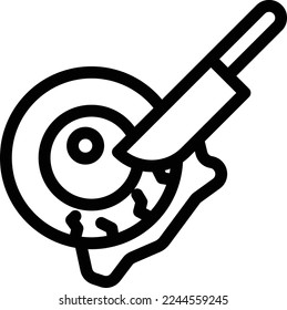 eyeball   Vector illustration on a transparent background. Premium quality symmbols. Thin line vector icons for concept and graphic design. 
