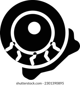 Augenbrauen-Vektorgrafik auf transparentem Hintergrund. Hochwertige Symbole. Glyphen Vektorsymbole für Konzept und Grafikdesign.