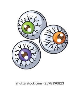 Eyeballs Halloween icon design. Vector design