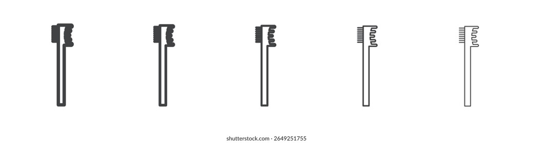 Eyebrow brush icon simple illustration collection symbol
