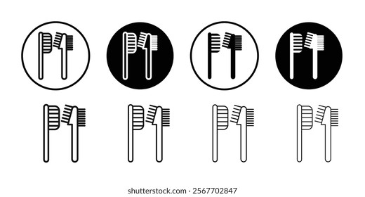 Eyebrow brush icon Symbol mark in filled style