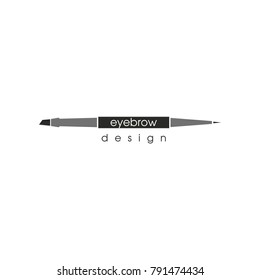 Eyebrow design. Template for logo
