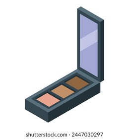 Eyebrow makeup icon isometric vector. Eye brow. Facial correction