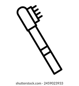 Eyebrow Pencil Vector Line Icon Design